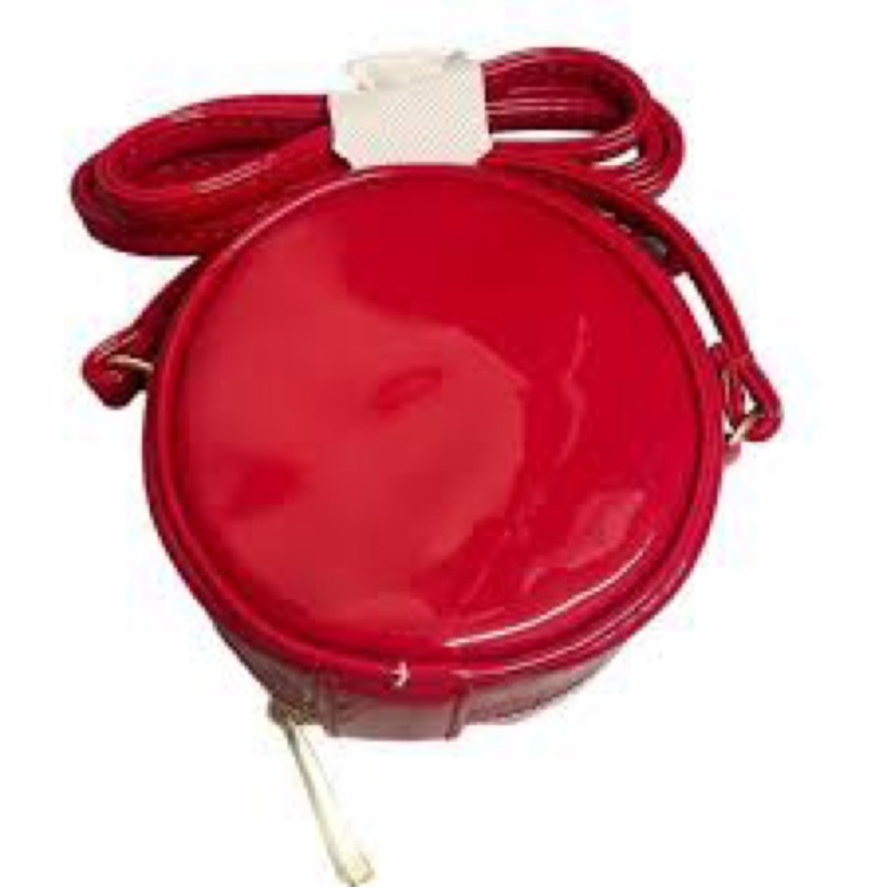 Marc Jacobs 4” Red Patent Leather Crossbody/ Purse